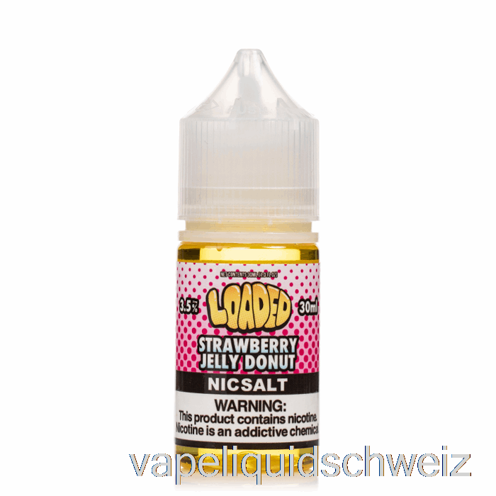 Erdbeergelee-Donut – Geladene Salze – Rücksichtslose Dämpfe – 30 Ml 35 Mg Vape Liquid E-Liquid Schweiz